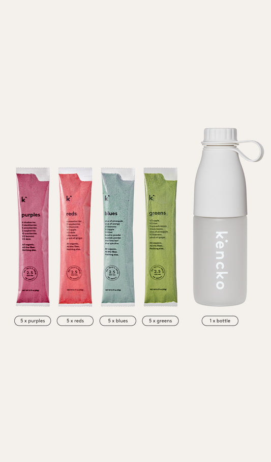 Smoothie Sampler 20-pack + bottle