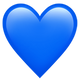 Blue heart 1f499